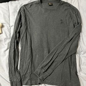 OVO - OWL LONGSLEEVE T-SHIRT - HEATHER CHARCOAL - Large